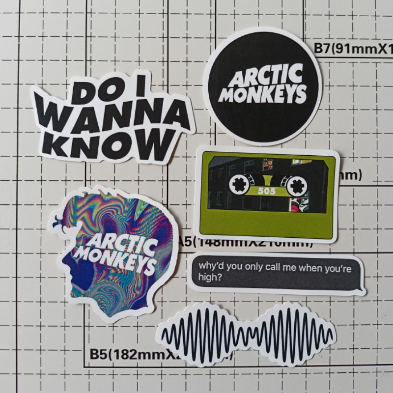 แพ็คสติ๊กเกอร์ Arctic Monkeys
