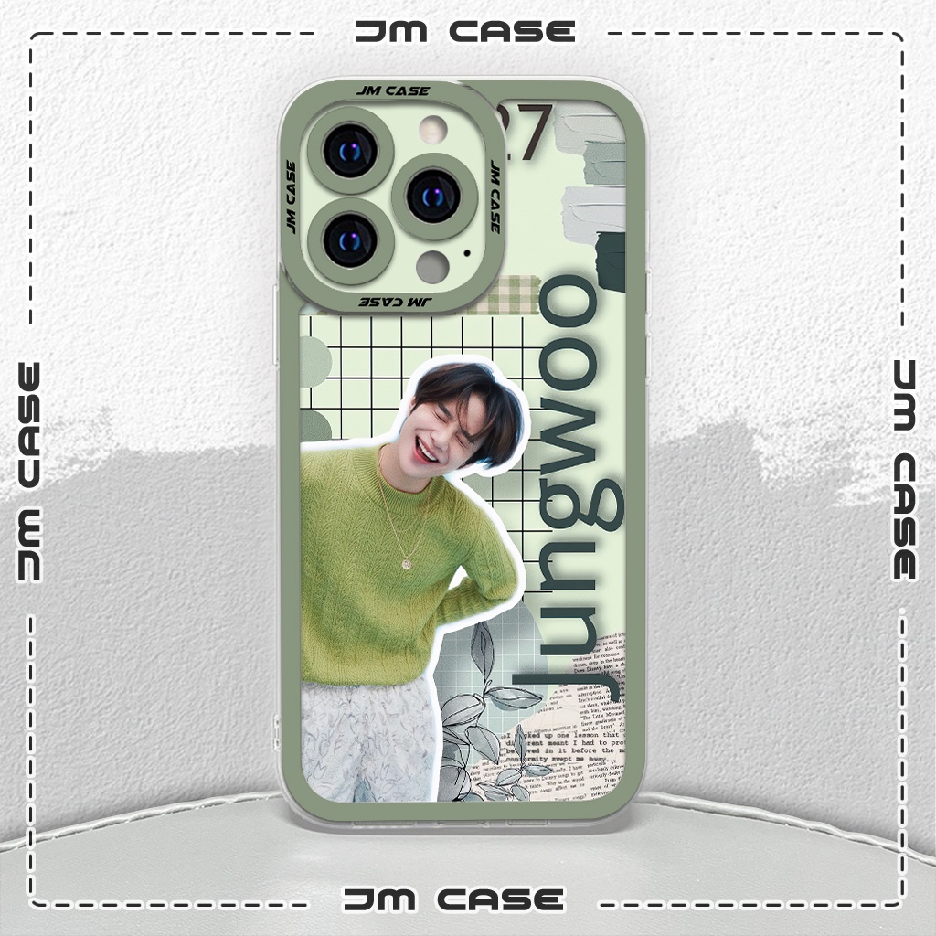 OPPO SAMSUNG XIAOMI JMCase Kim Jungwoo NCT 127 Idol Kpop เคส iphone ขอบสี่เหลี่ยม
