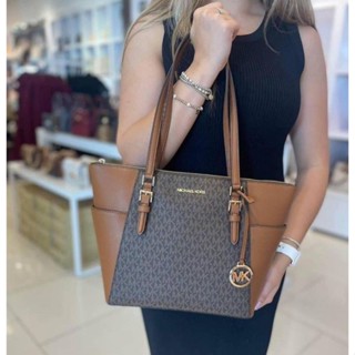 💙🎊รุ่นใหม่ MK Michael Kors Charlotte Large TZ Tote Bag ✔️