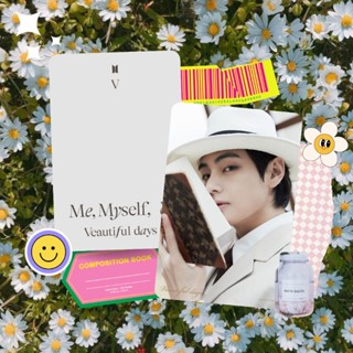 โฟโต้การ์ด BTS - Photo Folio Me, Myself, &amp; Taehyung "วันแห่งความสวยงาม" | โฟโต้การ์ด 7 ชุด 1 ชุด