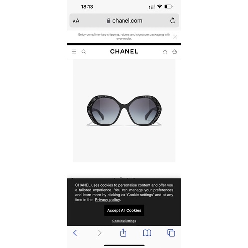 แว่นกันแดด Chanel Authentic แท้ จาก sunglass hut USA