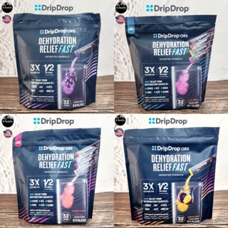 [DripDrop] ORS Dehydration Relief Fast Electrolyte Powder 32 Sticks อิเล็กโทรไลต์ แบบผง เกลือแร่