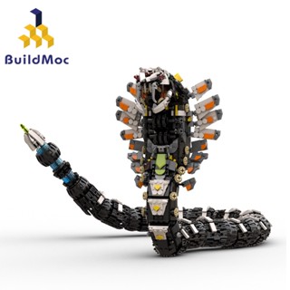 Buildmoc Horizon Forbidden West Beast monster model MOC ชุดของเล่นตัวต่อ ของขวัญ สําหรับเด็ก 1431 ชิ้น MOC-124102