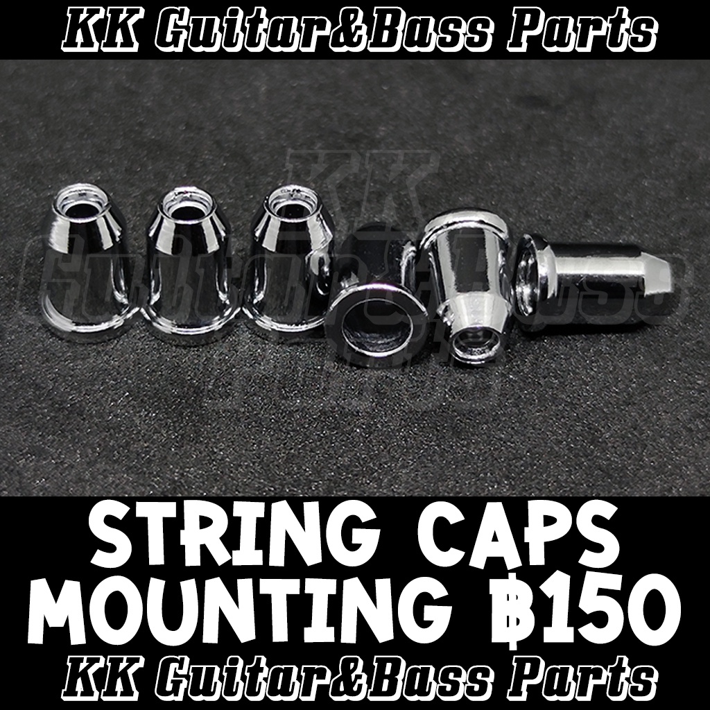 String Caps Mounting for Guitar ตาไก่ร้อยสายสำหรับกีตาร์ by KK G&B Parts