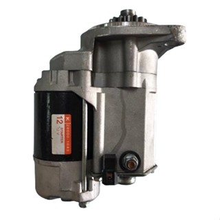 ไดสตาร์ท ยันม่าร์15T-ทศเสื้อดำ (บิ้ว12V) Starter Motor Yanmar