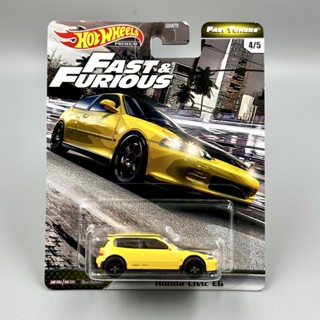 Hotwheels Premium | Honda Civic EG สเกล 1:64