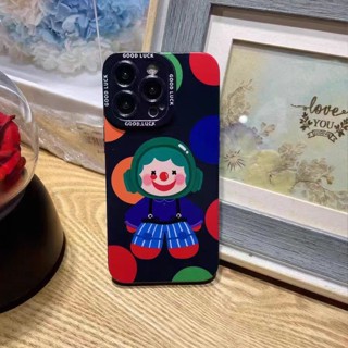 เคสโทรศัพท์มือถือ กันกระแทกสี่มุม ลายตัวตลก สําหรับ iPhone 14 14pro 14Plus 14prm iPhone 13 13pro 13prm iPhone 11 7Plus 8Plus Xr XS 12 Pro Max