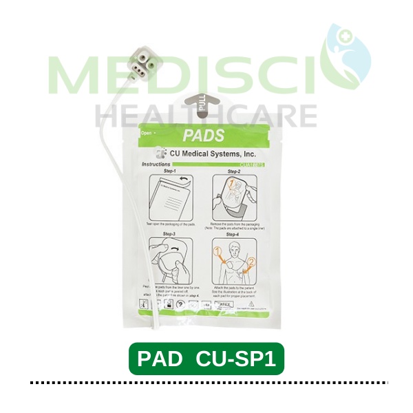 อุปกรณ์ เครื่องกระตุกหัวใจไฟฟ้าแบบอัตโนมัติ AED CU-SP1