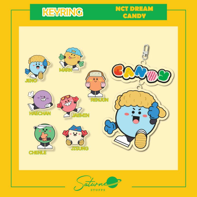 GANTUNGAN NCT DREAM KEYRING - CANDY (อะคริลิก)