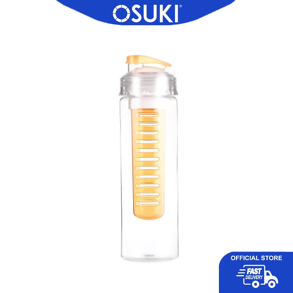 OSUKI BPA Free Tritan Bottle Kettle - สีเหลือง (700ml) | Botol Tritan 700ml บีบาส BPA OSUKI (คุนนิ่ง