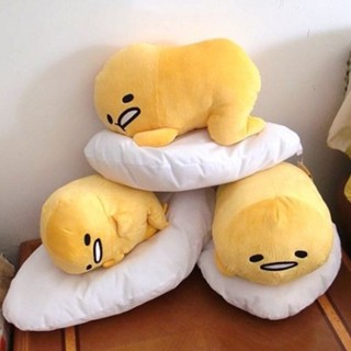 ใหม่ หมอนตุ๊กตานุ่ม รูปการ์ตูน Gudetama An Eggcellent Adventure ของเล่นสําหรับเด็ก ตกแต่งบ้าน