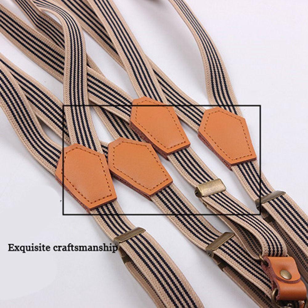 สายรัดแบบคลิป 3 ตะขอ สีเรียบสบายตา เหมาะกับทั้งผู้หญิงและผู้ชาย ใช้แขวนกางเกงได้สะดวก ราคา ถูกที่สุด ดีลบีเคเค แกลเลอรีภาพที่ 4