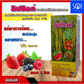 ลิปซิงค์ 1 ลิตร ธาตุอาหารเสริมพืช เข้มข้น ป้องกันโรคใบแก้ว เพิ่มความเขียว เสริมการเจริญเติบโต แก้อากาศหนาวจัด ร้อนจัด