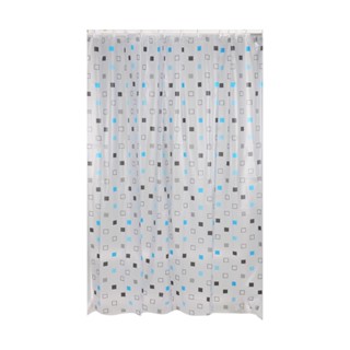 FREEHOME ม่านห้องน้ำ PVC WSP SCP-2 B5114 180X180ซม. ม่านอาบน้ำ ม่านห้องน้ำ ม่านกันน้ำ ม่านพลาสติก ม่านกั้นอาบน้ำ  เก็บเง