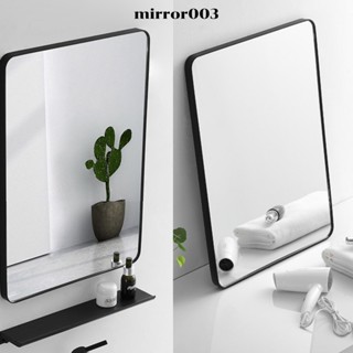 กระจกเงาติดผนัง สีดำ ขอบอลูมิเนียม ขนาด60x40ซม. รุ่น mirror-…
