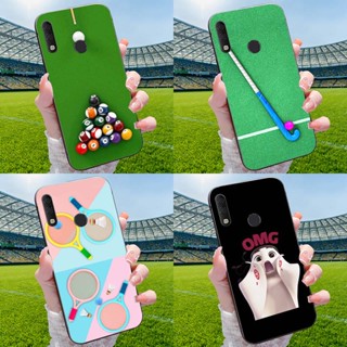 เคสซิลิโคนนิ่ม ลายการ์ตูนบาสเก็ตบอล สีสันสดใส สําหรับ Tecno Camon 11