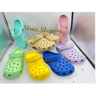 รองเท้าแตะ Crocs Classic Clog รองเท้าลำลองแฟชั่น ใส่ได้ทั้งผู้หญิงและผู้ชาย ใส่สบายพื้นนุ่ม