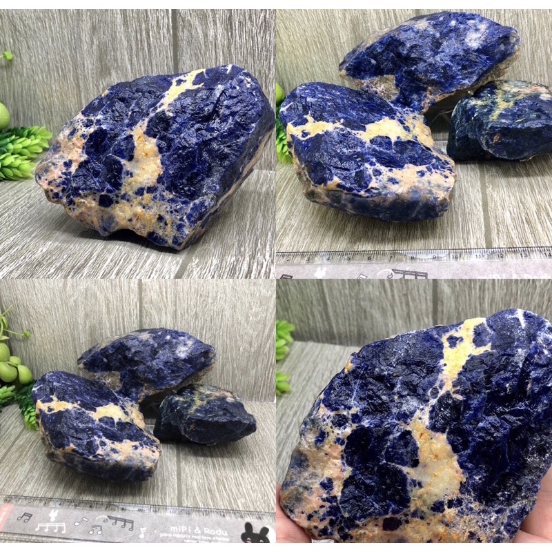 500g Genuine Sodalite Stone Rough Stone / Top High Quality Rough Stone / Raw Stone For Healing Chakr