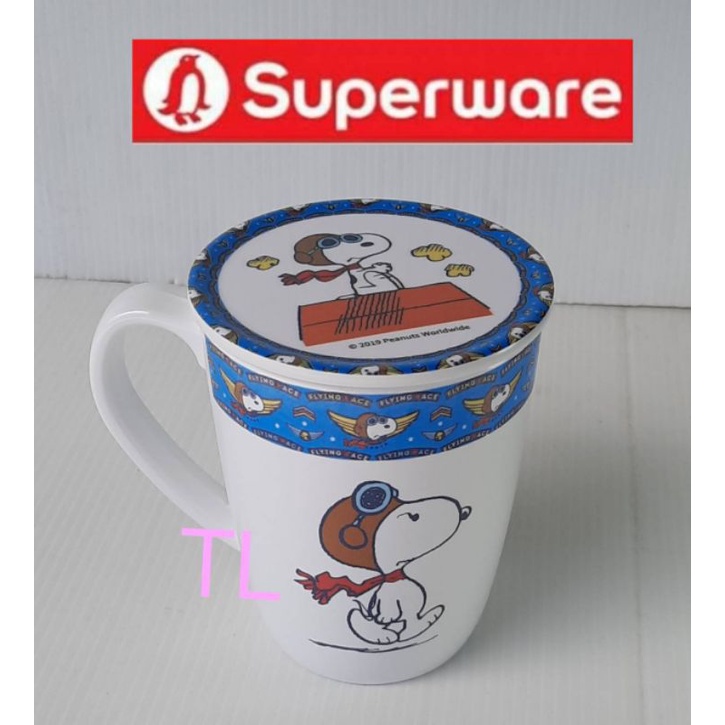 Snoopyแก้วน้ำมีฝา 3.2 นิ้ว ปากแก้วกว้าง3.2"สูงจากก้นแก้วถึงฝาปิด4.5"ฝาใช้เป็นจานรองแก้วได้(ไม่มีกล่อง) เมลามีน100%
