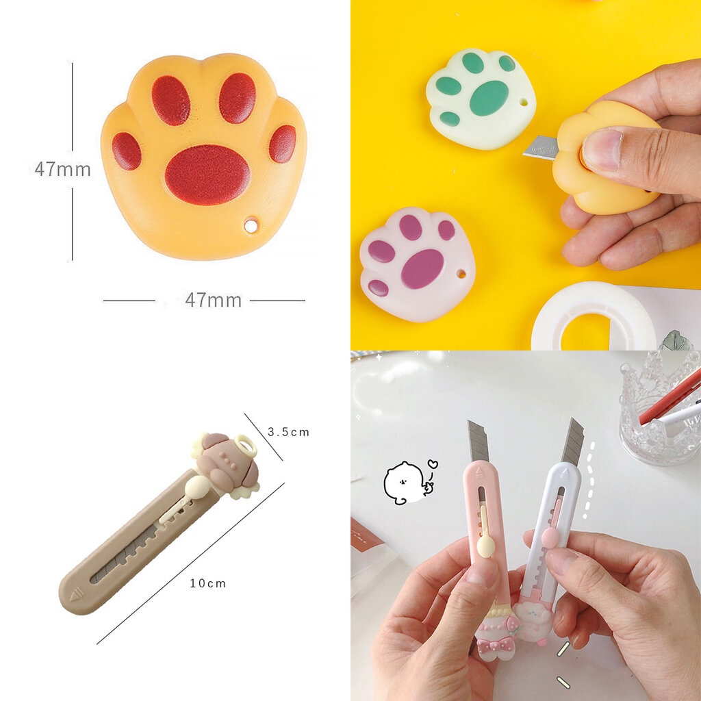 คัตเตอร์ มี 5รุ่น สแตนเลส เล็ก-30องศา / เล็ก-45องศา / อะลูมิเนียม ใหญ่-45องศา / สแตนเลส ใหญ่ ส้มดำ / แมวจิ๋ว ราคา ถูกที่สุด ดีลบีเคเค แกลเลอรีภาพที่ 4