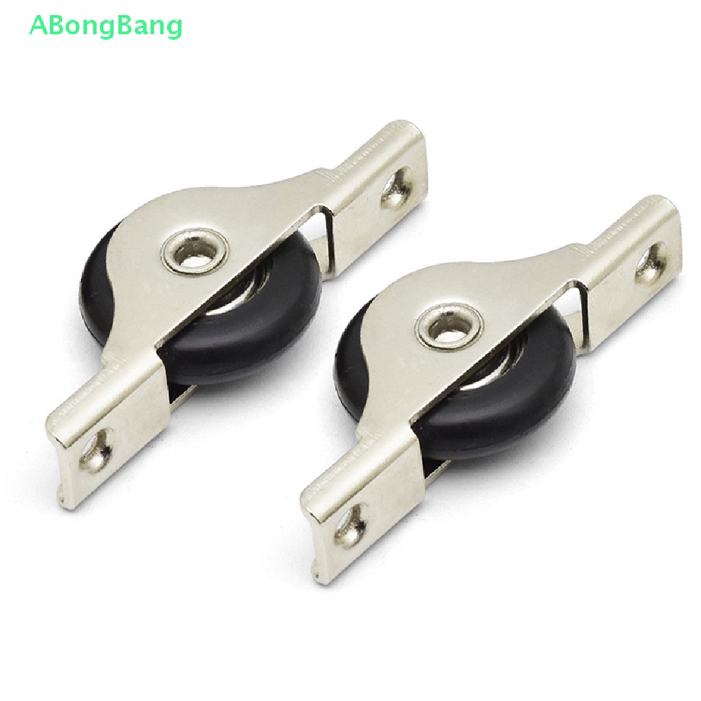 ABongBang เหล็ก Mute ล้อประตูบานเลื่อนล้อตู้ Groove รับน้ําหนักรอกไนลอนตู้เสื้อผ้าล้อประตูบานเลื่อนล