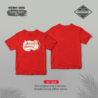 เสื้อยืด ลายคริสต์มาส Merry Christmas SANTA CUTE BEARD Type A8 สําหรับครอบครัว คู่รัก