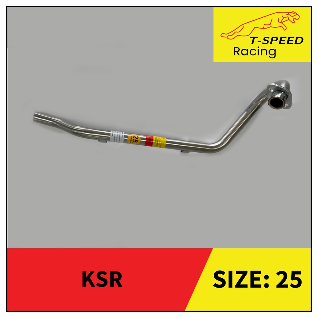 คอท่อ Kawasaki KSR ตัวเก่า | New KSR 2014 🔩 Stainless steel แท้ เกรด 304 หนา: 1.2 มิลลิเมตร KSR 25 m.m