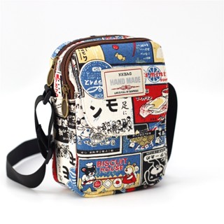 ใหม่ กระเป๋าเป้สะพายหลัง กระเป๋าสะพายไหล่ ผ้าแคนวาส ขนาดเล็ก…