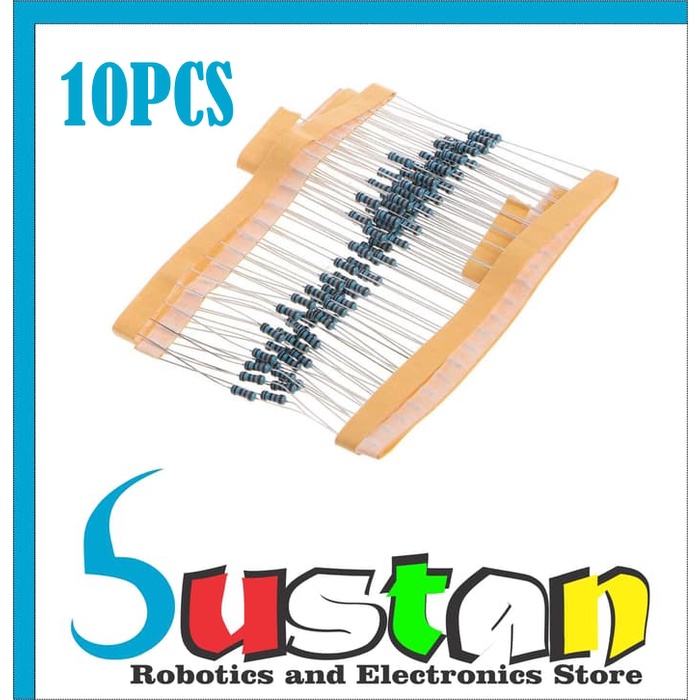 RESISTOR 750K OHM 1/4 WATT TOLERANCE 1% ฟิล์มกันรอยโลหะ 750K 10 ชิ้น