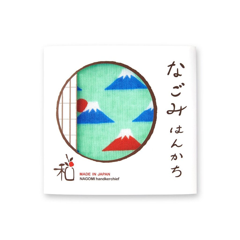 [02756] Nagomi ผ้าเช็ดหน้า – ลายฟูจิซัง (富士山, Fujisan)