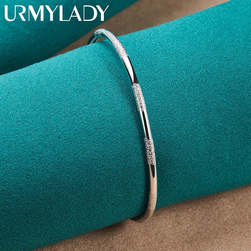 Urmylady กําไลข้อมือเงินแท้ 925 ทรงกลม รูปที่ 2