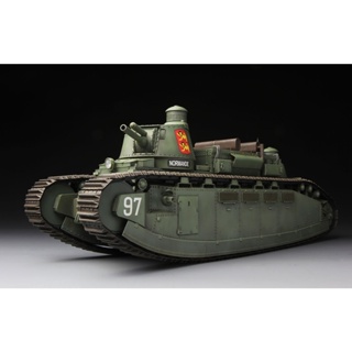 ถังเก็บน้ํา แบบประกอบ รุ่น MENG TS-009 1/35 French CHAR 2C