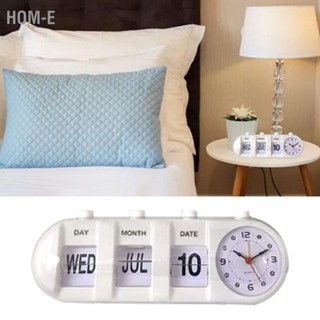 Hom-E Calendar Alarm Clock Innovative Shape Decorative Jump Desktop for Home Living Room Bedroom Office