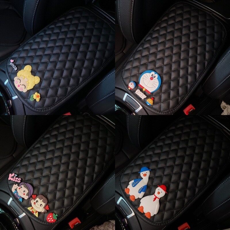 พร้อมส่ง ที่รองแขนในรถ สไตล์เกาหลีน่ารักๆ ลายการ์ตูน ที่รองเท้าแขน ตกแต่งภายในรถ