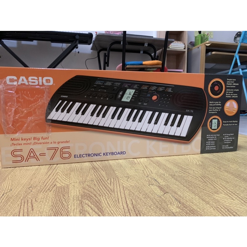 คีย์บอร์ด Casio SA-76 มือสอง (มีกล่อง อแดปเตอร์แท้)