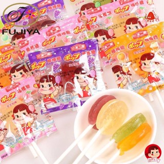 อมยิ้ม Fujiya (1ชิ้น/7.5g) อมยิ้มรสผลไม้ต่างๆ มีทั้งหมด 7 รสชาติ อมยิ้มหอม หวาน อร่อย สินค้านำเข้าจากญี่ปุ่น