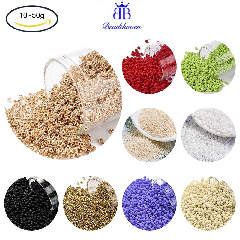 TOHO Round Seed Beads Seed Beads Permafinish Opaque Galvanized Rose Gold 15/0 1.5mm Hole: 0.6mm about 3000pcs/10g