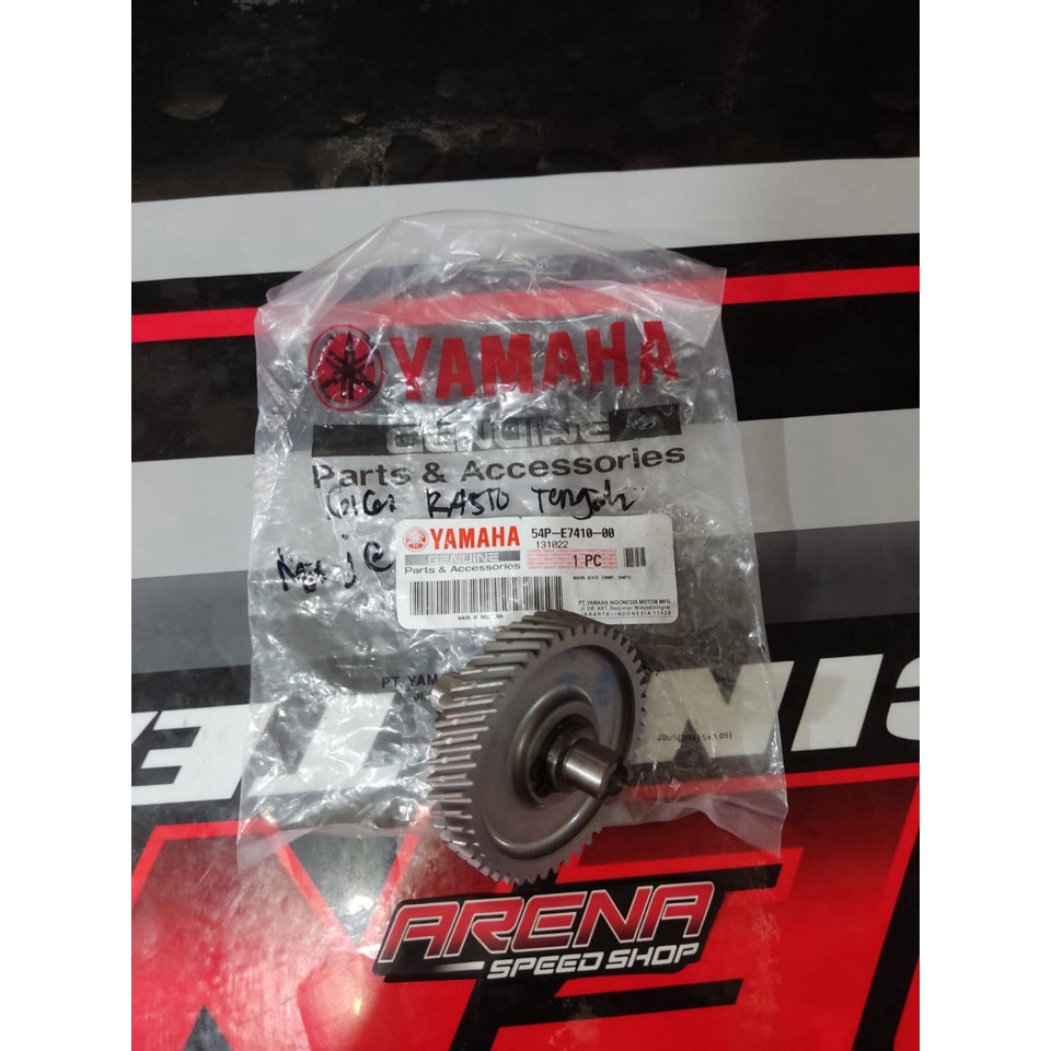 อัตราทดเกียร์กลางซ้อน 13T 47T Mio J Soul GT Fino FI X Ride 115 เก่าเดิม Yamaha 54P E7410 00