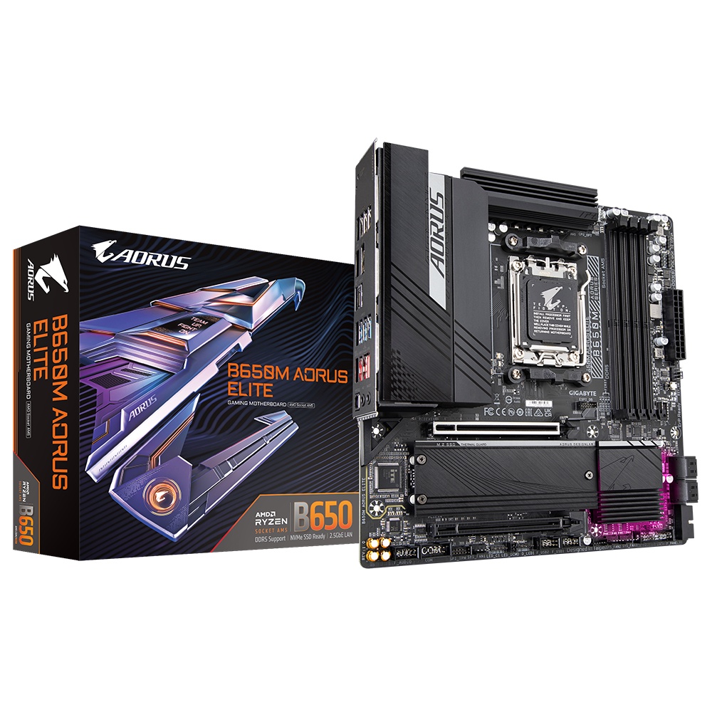 GIGABYTE  B650M AORUS ELITE AM5 DDR5 AMD Ryzen 7000 Series