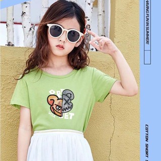 K-2345-SHORT  3สี เสื้อยืดเด็ก เสื้อเด็กแขนสั้นลายน่ารักๆ  เสื้อแขนสั้นลายการ์ตูน