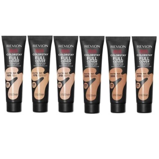 (โฉมใหม่) Revlon ColorStay Full Cover Foundation รองพื้น เรฟลอน เนื้อมูส