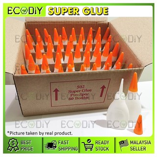 Ecodiy 502 กาวซุปเปอร์กาว กาวทันที ใส ไม่มีสี ของเหลว DIY กาวที่แข็งแกร่ง เกมแห้งเร็ว