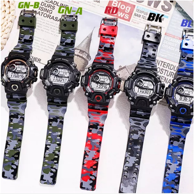 Sellราคาพิเศษ!!! นาฬิกาข้อมือ นาฬิกาผู้ชาย นาฬิกาดิจิตอล ใส่เล่นกีฬา แบบแฟชั่น W064