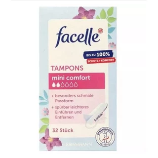 Facelle ผ้าอนามัยแบบสอด นำเข้าจากเยอรมันนี ใส่ง่าย สะอาดปลอดภัยมาตราฐานยุโรป