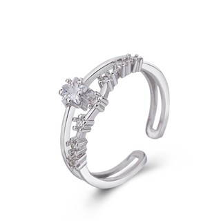 แหวน Crystal Star Ring เครื่องประดับ แฟชั่น