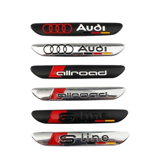 สติกเกอร์โลโก้รถยนต์ สําหรับ Audi Sline Allroad A3 A4 A5 A6 A7 S3 S4S5 S6 S7 TT Q3 Q5 Q7