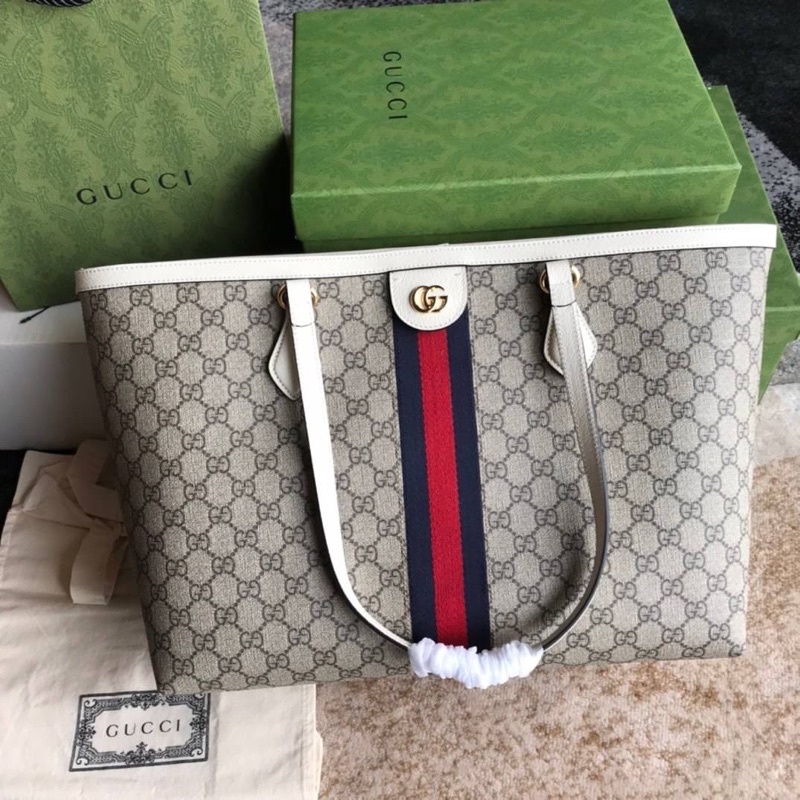 พร้อมส่ง New Gucci Ophidia Tote bagเทพ