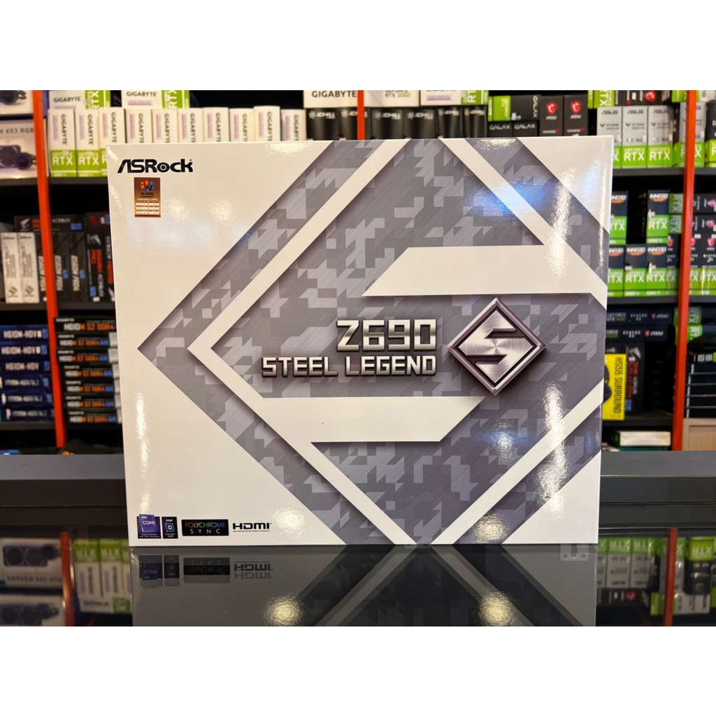 MAINBOARD (1700) ASROCK Z690 STEEL LEGEND DDR4