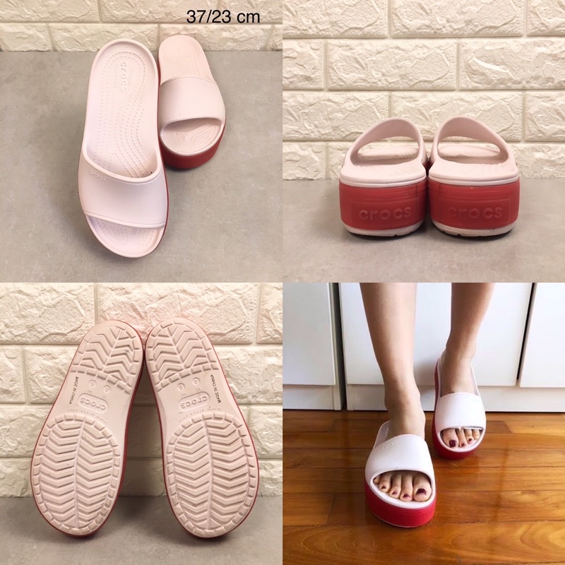 Crocs Iconic Comfort Platform Pink