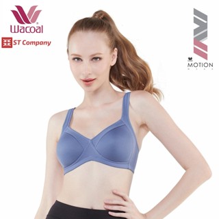 Sport Bra บราออกกำลังกาย สีน้ำเงิน (NG) รุ่น WR1482 WR1483 วาโก้ Exercise บรา ออกกำลังกาย Wacoal Wear สปอร์ตบราวาโก้